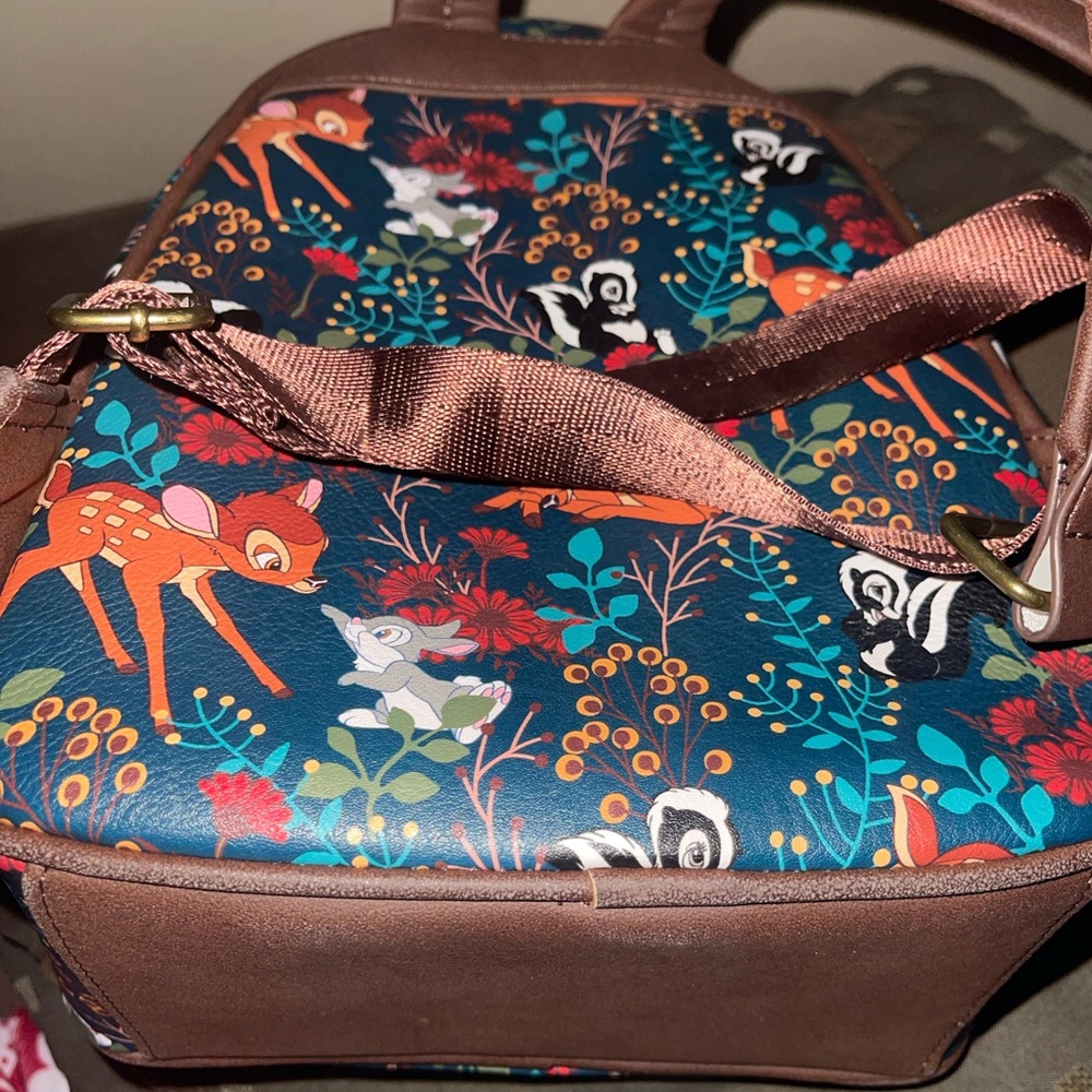 Disney parks Bambi Loungefly backpack, cardholder and ears set - Picture 11 of 12